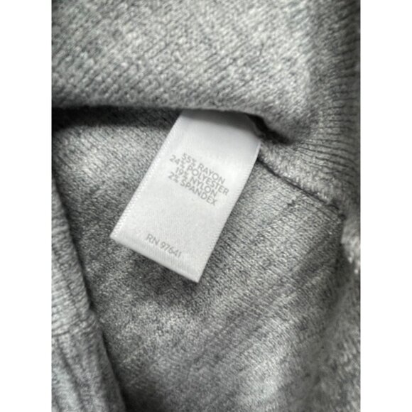 J. Jill‎ Textured Striped Long Sleeve Dress size Small Gray - Picture 3 of 6